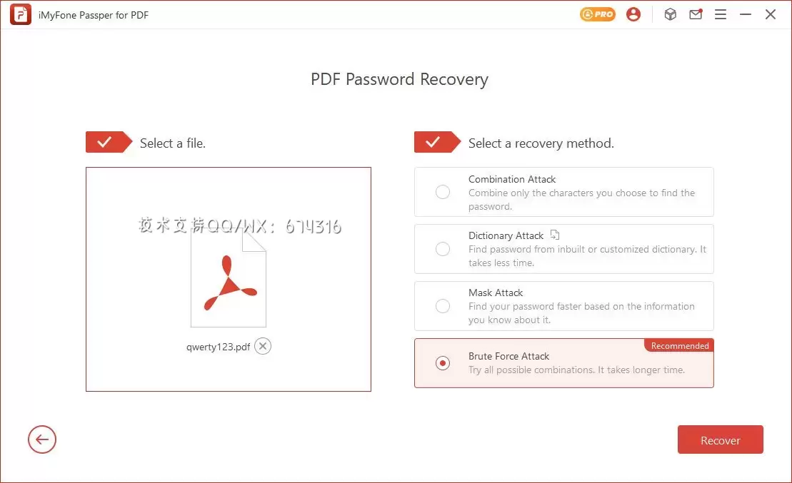 Passper for PDF密码破解工具插图